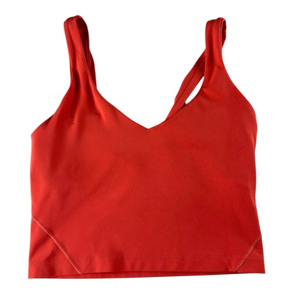 Lemon Tops - lululemon Align Pink Sport Tank Top Light Support Size 4